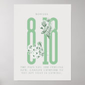 ROMANS 8:18 Poster ポスター (正面)