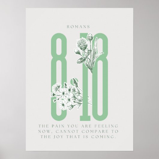 ROMANS 8:18 Poster ポスター (正面)