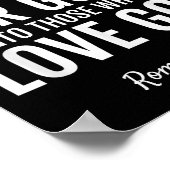 Romans 8_28 All Things Work Together For Good Bibl ポスター (角)