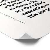 Romans 8:28 All Things Work Together Poster ポスター (角)