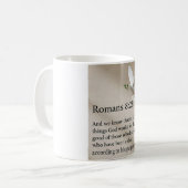 Romans 8:28 Bible Verse Coffee Mug コーヒーマグカップ (正面左)