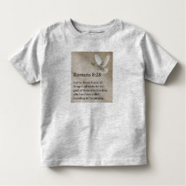 Romans 8:28 Bible Verse Toddler's Tee Shirt トドラーTシャツ