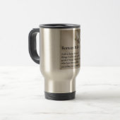 Romans 8:28 Bible Verse Travel Mug トラベルマグ (正面左)