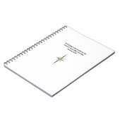 Romans 8:28 Christian Journal | Scripture Notebook ノートブック (左側)