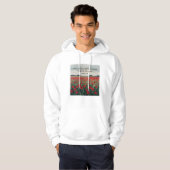 Romans 8:28 Christian Men's Hoodie パーカ (正面フル)