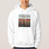 Romans 8:28 Christian Men's Hoodie パーカ (正面)