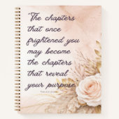 Romans 8:28 Faith Hardcover Lined Journal ノートブック (正面)