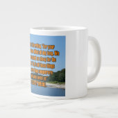 Romans 8:36-37 WEBU Mug ジャンボコーヒーマグカップ (正面右)