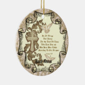 Romans Eight 28 christian ornament セラミックオーナメント (右)