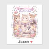 Romantasy Reader Club Custom-Cut Vinyl Sticker シール (シート)