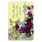 ROMANTCA 4i̇ MONOGRAM，保存日，緑，黄 マグネット (縦)