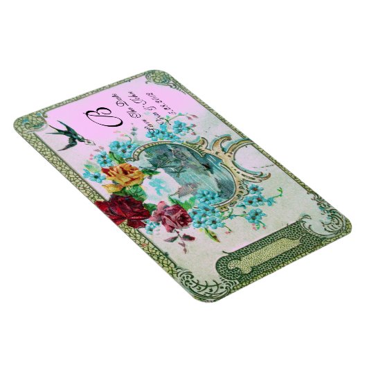 ROMANTCA i̇ 3 MONOGRAM，保存日，白 マグネット (右側)