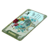 ROMANTCA i̇ 3 MONOGRAM,日付を保存 マグネット (左側)