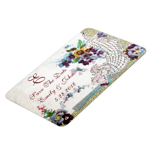 ROMANTCA i̇ MONOGRAM,日付を保存 マグネット (左側)