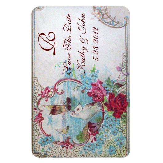 ROMANTCA i̇ MONOGRAM,日付を保存 マグネット (縦)