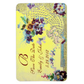 ROMANTCA i̇ MONOGRAM,日付を保存 マグネット (縦)