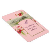 ROMANTCA MONOGRAM /i̇ POPPIES,日付を保存,ピンク マグネット (右側)