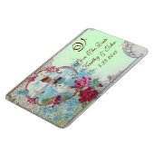 ROMANTCA MONOGRAM,Save The Date,GREEN マグネット (左側)