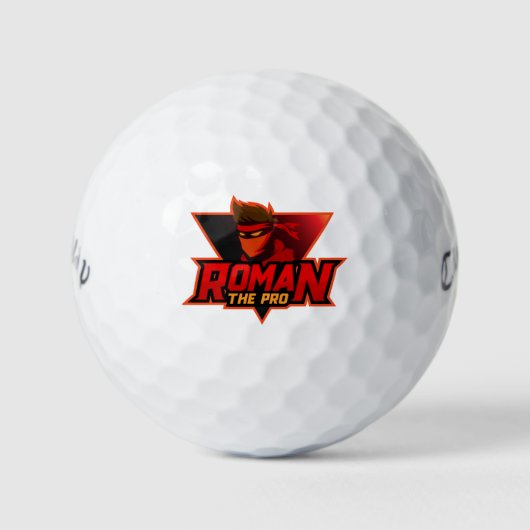 RomanTheProプレミアムゴルフボール ゴルフボール (正面)