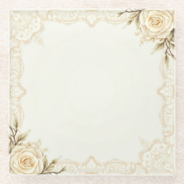 romantic ガラスコースター