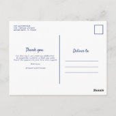 Romantic 航海の's Thank You結婚 Photoポストカード ポストカード (裏面)