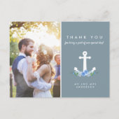 Romantic 航海の's Thank You結婚 Photoポストカード ポストカード (正面)