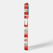 Romantic 3D Red Heart Phone Case - Pastel Mosaic  Case-Mate iPhoneケース (裏面 / 右)