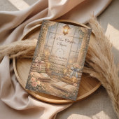 Romantic A New Chapter Bridal Shower 招待状