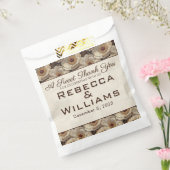 Romantic Anemones Petal Countryside Wedding フェイバーバッグ (封をした状態)