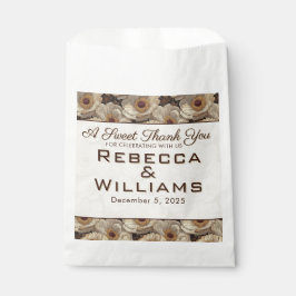 Romantic Anemones Petal Countryside Wedding フェイバーバッグ