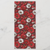 Romantic Anemones Sparkle City Wedding メニュー (裏面)