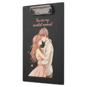 Romantic Anime Couple - Sweet Valentine Moment クリップボード (左)