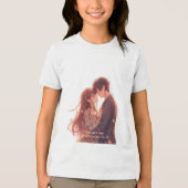 Romantic Anime Couple - Valentine's Day  Aesthetic トライブレンドＴシャツ (正面)