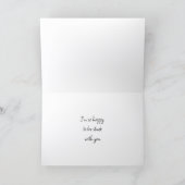 Romantic Anniversary Card for Wife Cartoon Ice     カード (内部)