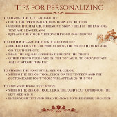 Romantic Anniversary Poem Storybook Couple Photo カード