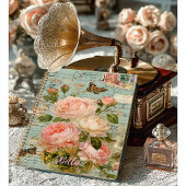 Romantic Antique Blue Floral Junk Journal   ノートブック