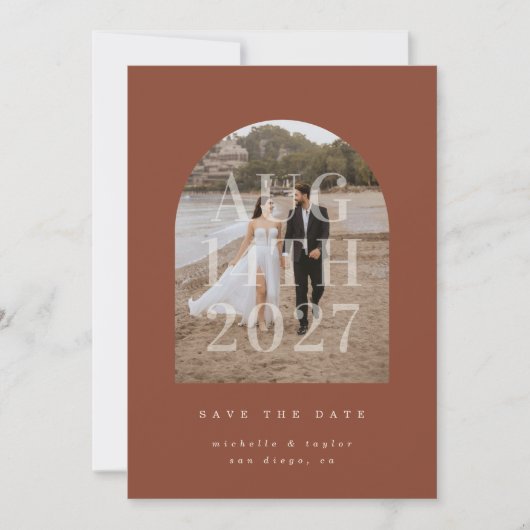 Romantic Arch Invitation 招待状 (正面)