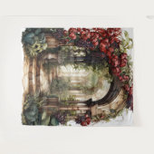 Romantic Archway Wedding Backdrop タペストリー (正面(横))