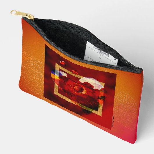 Romantic Art Bag – Held in Gold アクセサリーポーチ (見開き)