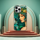 Romantic Art Nouveau Woman Case-Mate iPhoneケース