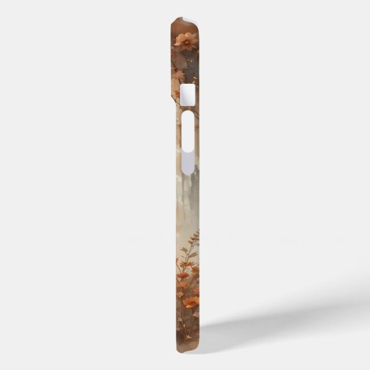 Romantic Autumn Couple Under Umbrella – Love Art I Case-Mate iPhoneケース (裏面 / 左)