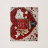 Romantic baby reveal pregnancy announcement gift  ジグソーパズル (縦)