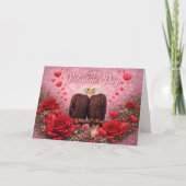 Romantic Bald Eagle Valentine’s Day: Love & Nature カード (正面)