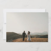 Romantic Baroque Ornate Frame Photo セーブザデート (裏面)