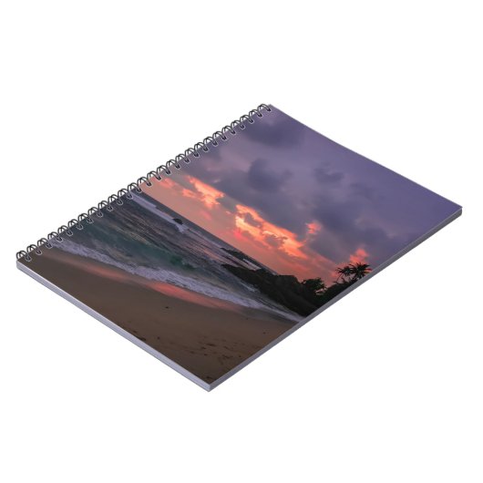 Romantic Beach at Dusk ノートブック (左側)