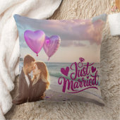 | Romantic Beach Couple Cushion for Newlyweds クッション (ブランケット)