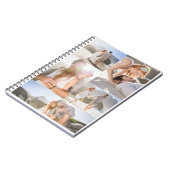 Romantic Beach Photo Collage ノートブック (左側)