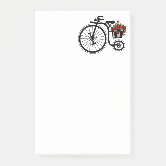 Romantic Bike Post-it®ノート ポストイット (正面)