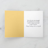 Romantic Birthday Pineapple With a Glowing Heart カード (内部)