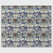 Romantic BL Manga Christmas Wrapping Paper ラッピングペーパー (フラット)
